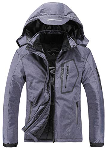 Women's Waterproof Ski Jacket Warm Winter Snow Coat Hooded Raincoat