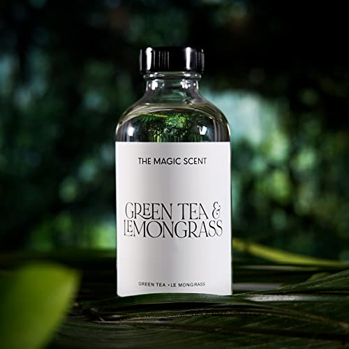 The Magic Scent "Green Tea & Lemongrass" Oils For Diffuser - Hvac, Cold-Air, & Ultrasonic Diffuser Oil Inspired By The Delano, South Beach - Essential Oils For Diffusers Aromatherapy (200 Ml) #TOP4