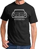 1970 Plymouth Superbird Front End Design Classic Print Tshirt X-Large Black