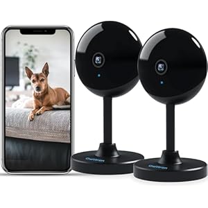 owltron 2K Indoor Camera, Home Security Camera for Baby & Elder, Motion Detection, Night Vision, 2-Way Talk WiFi Camera Wireless, Baby Monitor Works with APP & Alexa- 2 Pack