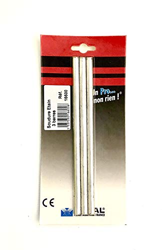 CEVAL France 3 Barres d'étain 99,9% - Longueur 15CM Environ Cover