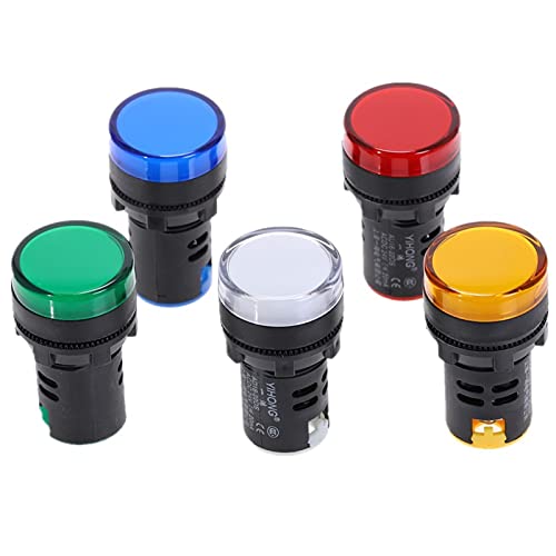Lampe LED 22mm 220V rouge ONECM haute visibilité