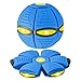 Produktbild Plesuxfy Fliegende Untertasse UFO Kugel | Fliegende Untertassenkugel mit Lichtern,Fliegendes Untertassen-Spielzeug, magisches UFO-Ballspielzeug zur Dekompression, flaches Wurfspielzeug für Strand