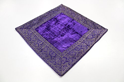 Agas Own 2 Housse de coussin indienne - 30 x 50 cm - Couleur : violet Cover