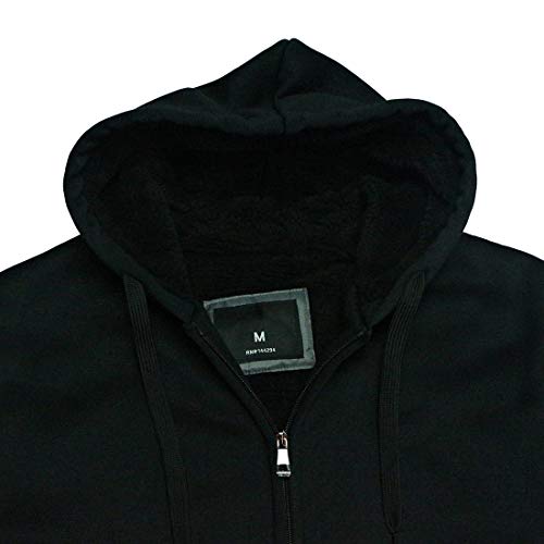 Image of Gary Com Heavyweight Sherpa Hoodies for Men, Thick Fleece Lined Full Zip Up Winter Warm Sweatshirts Work Jackets