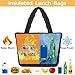 CAMTOP Lunch Box for Women Girls Insulated Cute Lunch Tote Bag Lunchbox Cooler Bag for Work Travel Picnic (Black)