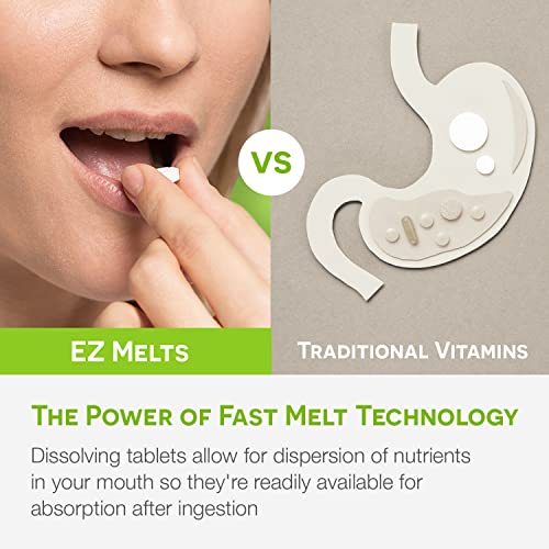 Ez Melts Dissolvable Vitamin D3 5,000 Iu, Sugar-Free, 3-Month Supply #TOP4
