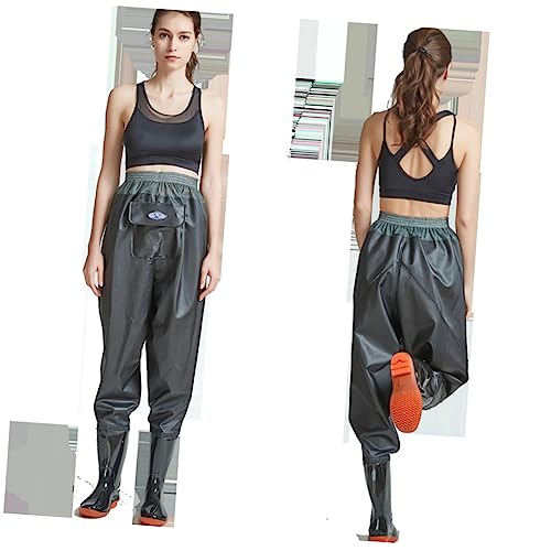 Pantalon de pêche imperméable et résistant waders homme cargo