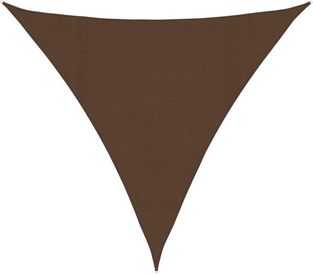 Bussandri Exclusive Sun Shade Sail, brown, triangular