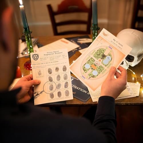 Stadtkrimis Exit Escape Stadtführung Talking Tables Murder Mystery at The Botanic Gardens Game, Puzzles, Clues, Family Games for Kids, Adults, Brain Teaser Puzzles Secret Santa, Ages 16+, 5-13 Players