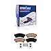 Detroit Axle - Front Brake Kit for Ford Fusion Mazda 6 Lincoln MKZ Zephyr Mercury Milan Disc Brake Rotors Ceramic Brakes Pads Replacement Brake Kit