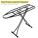 msezo Ironing Board-Foldable Adjustable Height Iron Board with Heat-Resistant Cover - Lightweight and Durable for Home Use