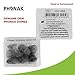 Phonak Power Smokey Dome Medium (0.45 inches=11.5mm) 10 Domes, Genuine OEM Switzerland Replacement by Sonova, Hearing Aid Domes for Power 2 Pin Receiver Accessories -1 Pack/10 Domes Total