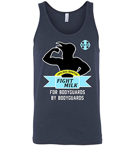 Absurd Ink Fight Milk - Tank Top (Navy, XL)