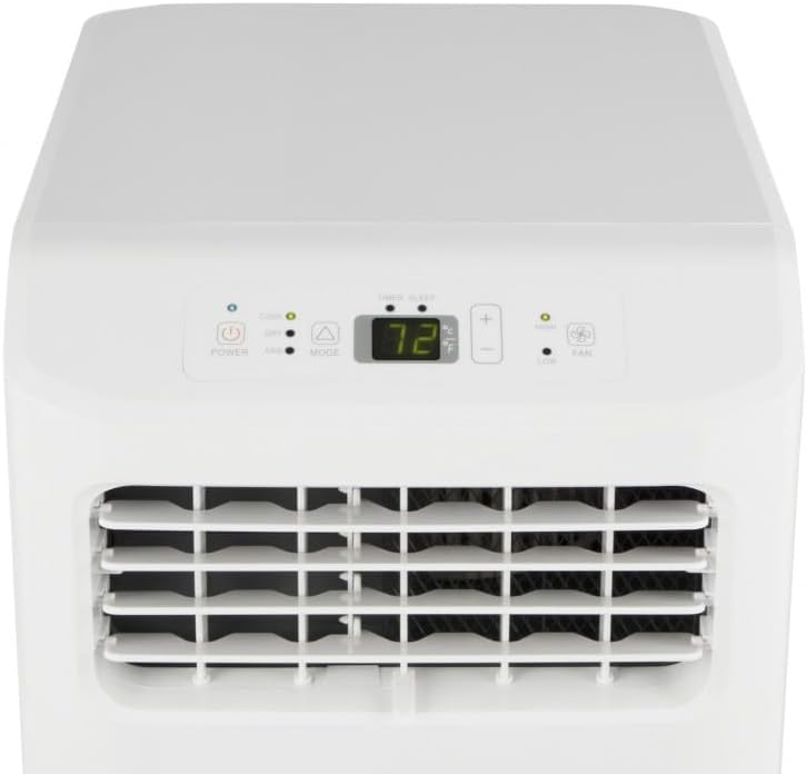 Close-up of the control panel on the Hisense Portable Air Conditioner