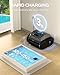 (2024 New) WYBOT D1 Robotic Pool Vacuum for Inground & Above Ground Pools, 150mins Cordless Pool Cleaner 4-in-1 Wall & Waterline Cleaning Up to 1,614sq.ft, Smart Navigation, Support Bluetooth Connect