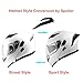 1Storm Motorcycle Modular Full Face Helmet Flip up Dual Visor Sun Shield: HB89 Glossy White
