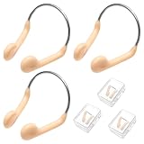 3 Stück Nasenklammer Schwimmen,Nasenclip Schwimmen,Einstellbar Anti-Rutsch Nasenklammer,Wasserdichte Schwimmen Nase Clip,Geeignet für Verschiedene Nasenformen,Geeignet für Freitaucher und Anfänger