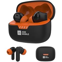 AGM Ear Buds, Wireless Earbuds with Noise Cancellation, Built-in Mic & Voice Assistant, ANC and Transparency Modes, Game and Music Modes, 180-Day Standby, Bluetooth 5.4