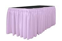 Algopix Similar Product 9 - LA Linen Polyester Poplin Pleated Table