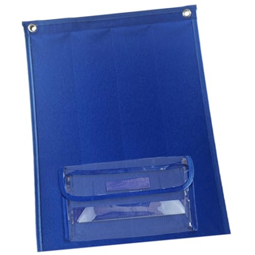 Tableau de routine jeux d'association enfants flanelle bleu pliable pour mur