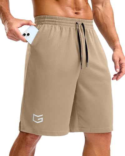 Image of G Gradual Men's Athletic Workout Shorts with Pockets 5 inch /7 inch /9 inch Lightweight Quick Dry Gym Basketball Running Shorts for Men