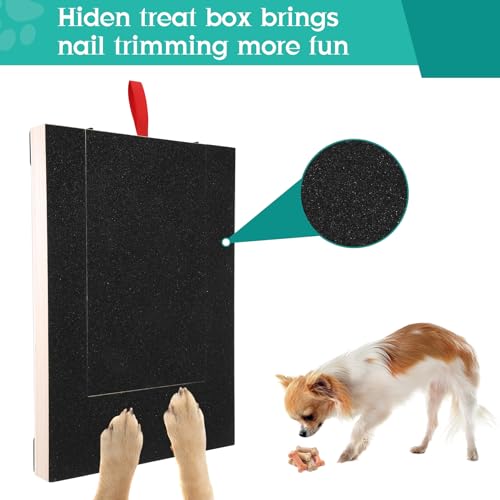 Hunde Nägel Stressfrei Kratzbrett für Hundekrallen Alternative zu Krallenknipsern und -Schleifern für Hunde