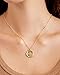 gorjana - Compass Coin Pendant Necklace 3/4 inch - 18k Gold Plated - Adjustable 17-19 inch Chain - Spring Ring Closure - Long-Lasting