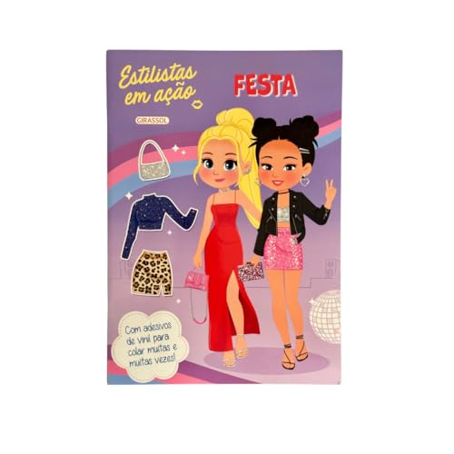 Estilistas em Ação: Festa - Com adesivos de vinil para colar muit...