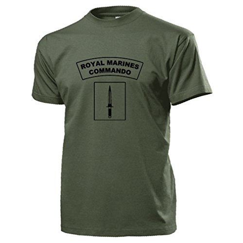 T-shirt Royal Marines Commando en coton premium et finitions robustes