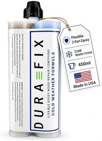 Flexible Epoxy Wood Filler & Putty, 450ml Dual Cartridge, Cold