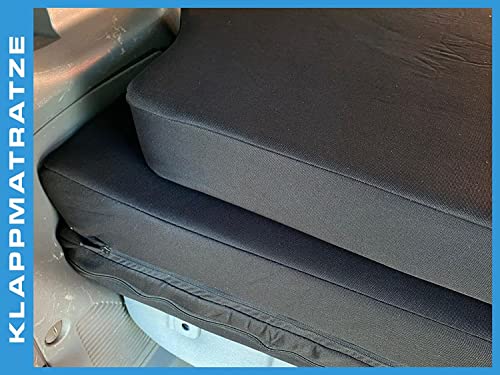 BREMER SITZBEZÜGE Klappmatratze kompatibel mit Renault Trafic Opel Vivaro A Nissan Primastar Faltmatratze Camping zubehör Camper zubehör Wohnmobil Zubehör Matratze Schlafauflage Schlafschön