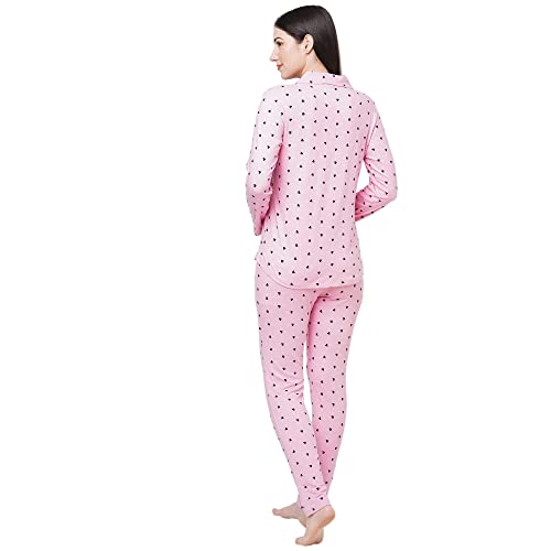 Image of Sweet Dreams Women's Cotton Printed Night Suit Set