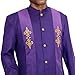 African Suit for Men 2 Piece Set Fashion Velvet Dashiki Jacket and Pants Wedding Outfit Attire Clothing TR40 Purple-n23 XX-Large