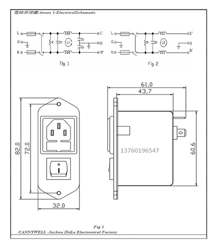 Filtro de potencia de 220 V para eliminar interferencias de red 3