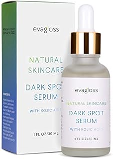 Evagloss Dark Spot Corrector Serum with Kojic Acid and Natural Ingredients for Face & Body, All Skin Types