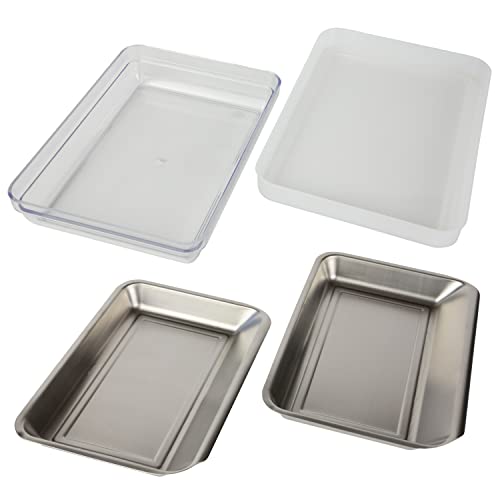 Tovolo Bandejas de preparação de alimentos - Conjunto com 4