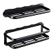 CUHAWUDBA 2Pcs Space Aluminium Shelf Light Space Estantes de Ba？o Montaje en Pared Rack de Almacenamiento Ba？o Cocina Rack de Almacenamiento MultifuncióN con Barandilla