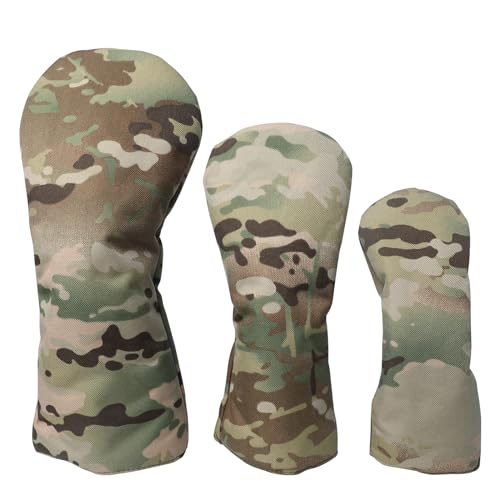 LONGCHAO PU Leather Vintage Golf Head Covers