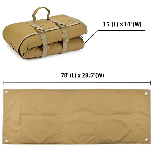 Mozeto Shooting Mat Extra Large Durable Roll Up Shooting Mats Prone Padded For Range Shooting Rifle Hunting #TOP4