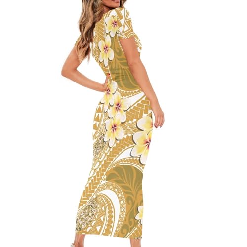 Image of Womens Short Sleeve Jamaican Flag Midi Bodycon Dress | Soft stretchy fabric,crew neck,jamaican print casual date night cocktail party, elegant chic, spring summer fall all season