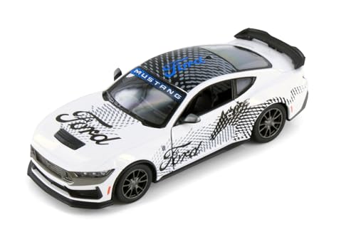 2024 Mustang Dark Horse Livery Edition, White - 5455DF - 1/38 Scale Diecast Model Car
