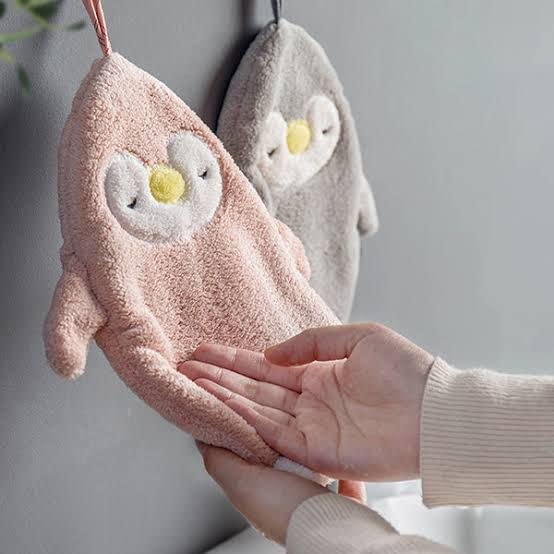 Tusig Hand Towels with Loops (Set of 2) Highly Absorbent Ultra Soft