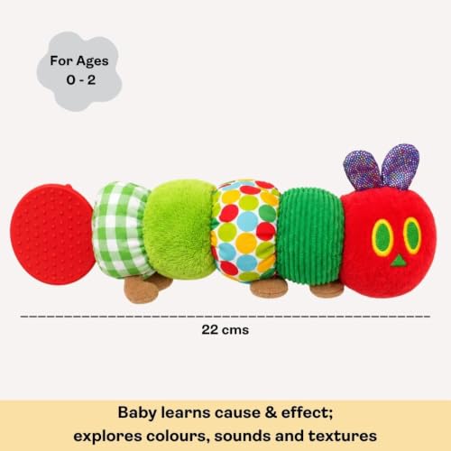 Image of Wigglebug Plush Caterpillar Soft Toy for Babies & Toddlers