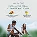 OM Botanical One Step Natural Face Cleanser – Exfoliating, Hydrating & Toning Ayurvedic Cream Cleanser | Organic, Sulfate-Free Face Wash for Radiant Skin | Gentle for Men, Women & Teens