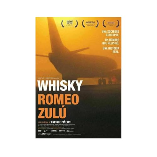Frankly Good Whisky Romeo Zulu Spanish Movie 2004 Wall Art Print Movie Night Room Decor 12x16 Poster