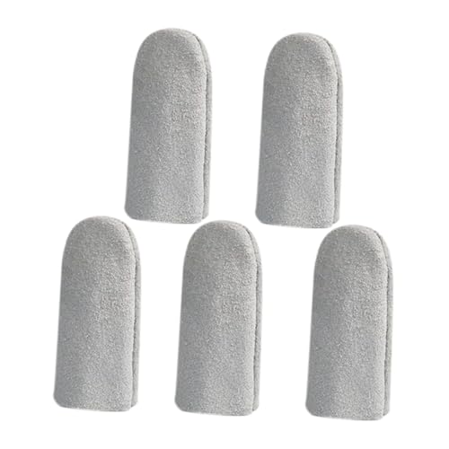 Uonlytech Sewing Tool Set 5pcs Thimble Soft Cowhide Thimbles Fingertip Guards for Embroidery Quilting