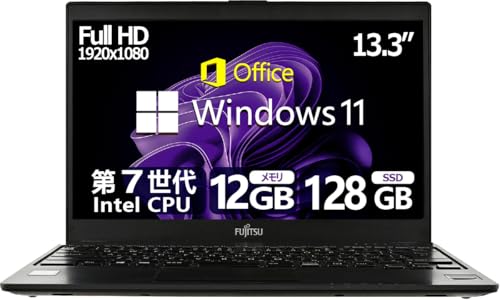 �yAmazon.co.jp����z���y�� ���^ �m�[�g�p�\�R�� ����p�r�ɍœK FMV LIFEBOOK U937�܂���U938 ����7����Celeron/13.3�^FHD(1920x1080)/Office����/Windows11/12GB������+SSD1