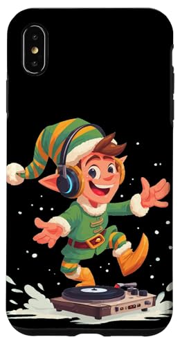 Grande costume da elfo di Natale in stile DJ Custodia per iPhone XS Max