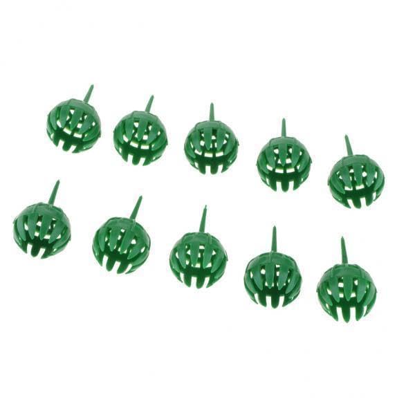 ATORSE 3X 10pcs Fertilizer Basket Osmocote Plant Pot Garden Flower Vegetable Bonsai Green L-image-48
